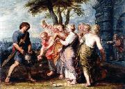 Jan Van Den Hoecke The Triumph of David, oil painting artist